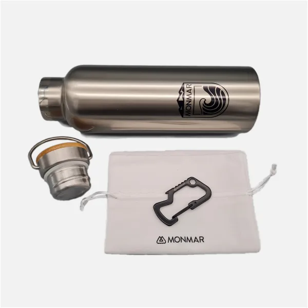 Travel Bottle 750ml - Silber – Bild 3